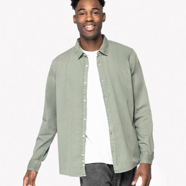 Native Spirit Washed Long Sleeve Shirt Thumbnail