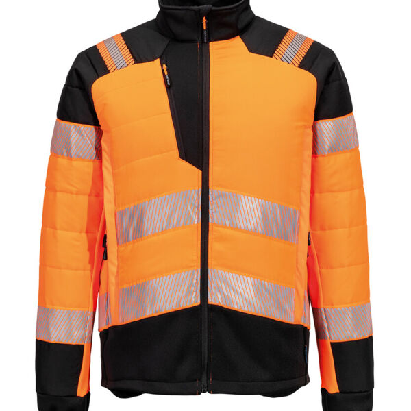 PW3 Hi-vis hybrid baffle jacket (T170) Thumbnail