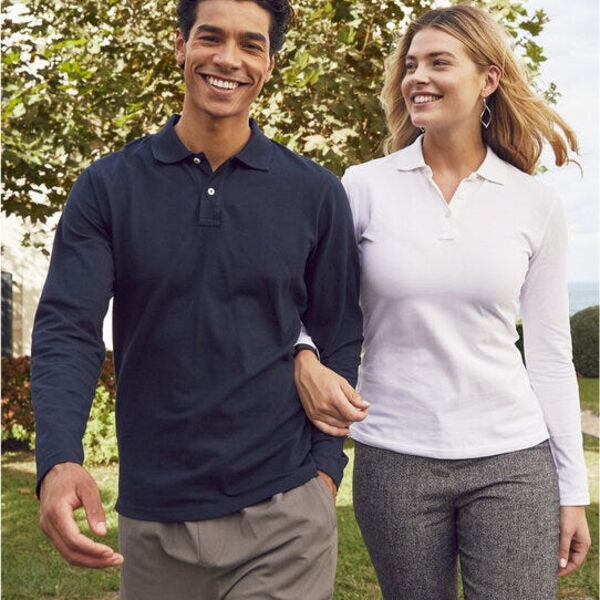 Stretch Premium L/S Polo Thumbnail