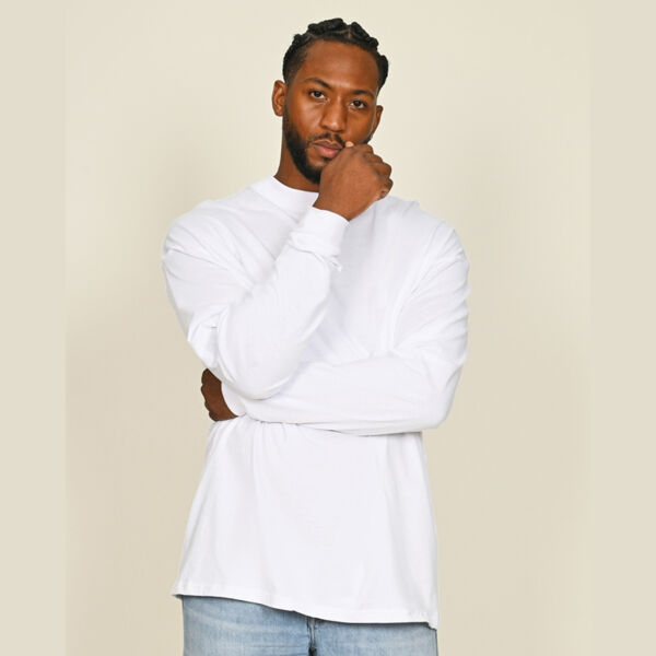 Core Combed 180 Oversize Fit Extended Neck L/S Tee Tall Adult Thumbnail