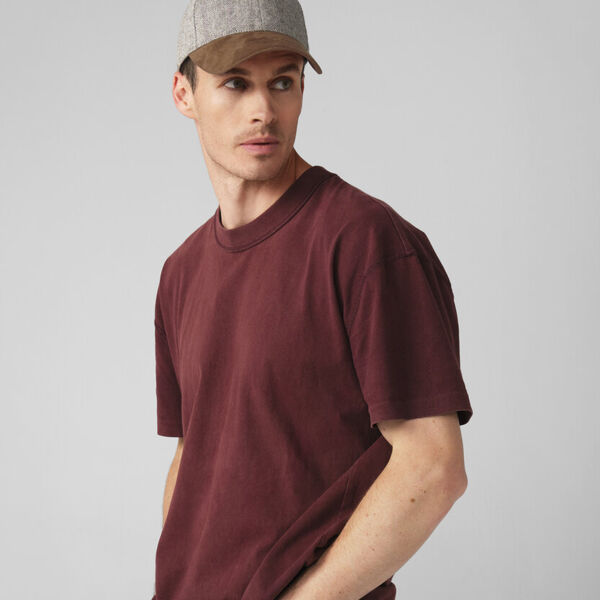 Suede peak herringbone cap Thumbnail