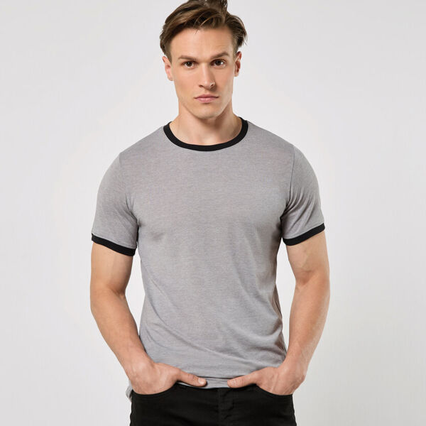 Fashion fit ringer tee Thumbnail