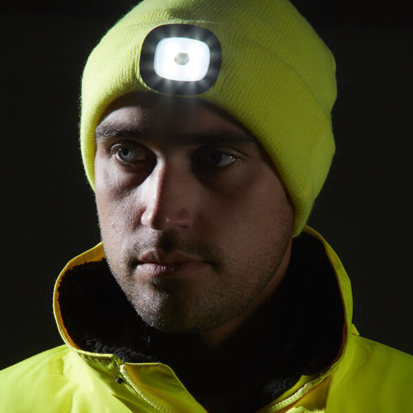 Beanie LED headlight USB rechargeable (B029) Thumbnail