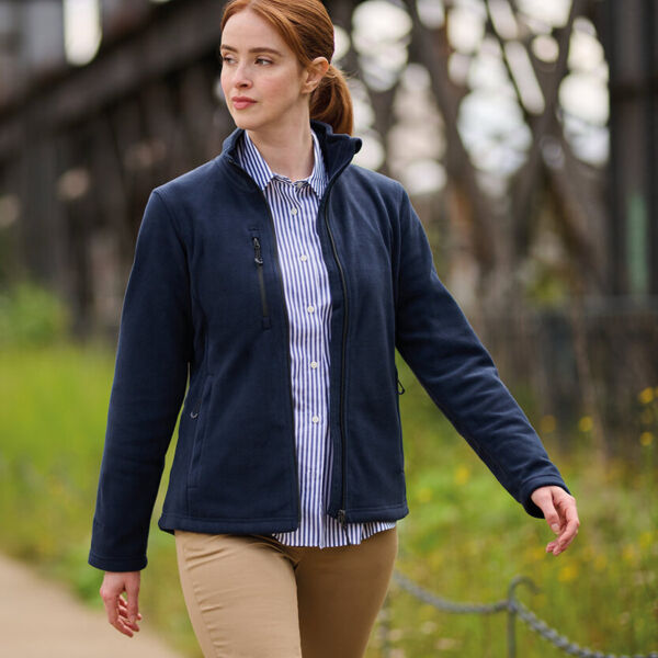 Women's Honestly made recycled full zip fleece Thumbnail
