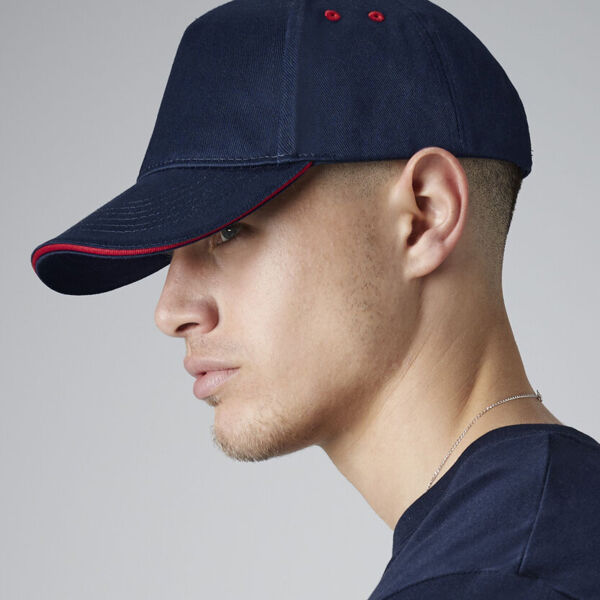 Ultimate 5-panel cap - sandwich peak Thumbnail