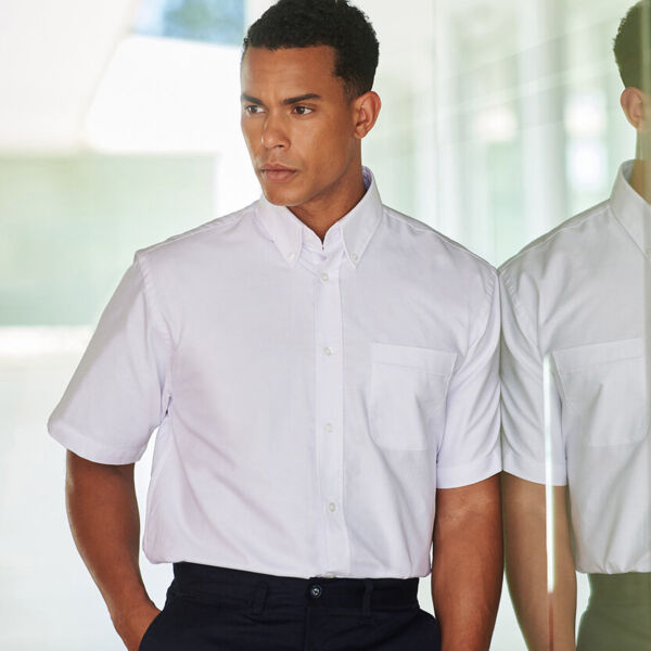 Short sleeve classic Oxford shirt Thumbnail